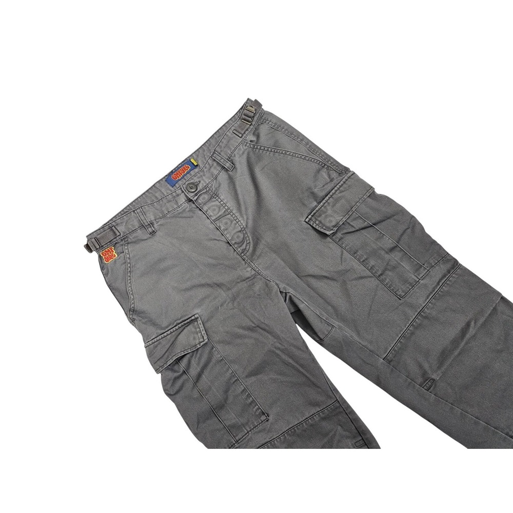 Gmpyre Cargo Pants Mens 30x27 Grey Relaxed Fit Utility Streetwear Skate Y2K